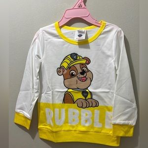 NWT 
PAW Patrol Toddler Boy/Girl Long Sleeve:  Rubble